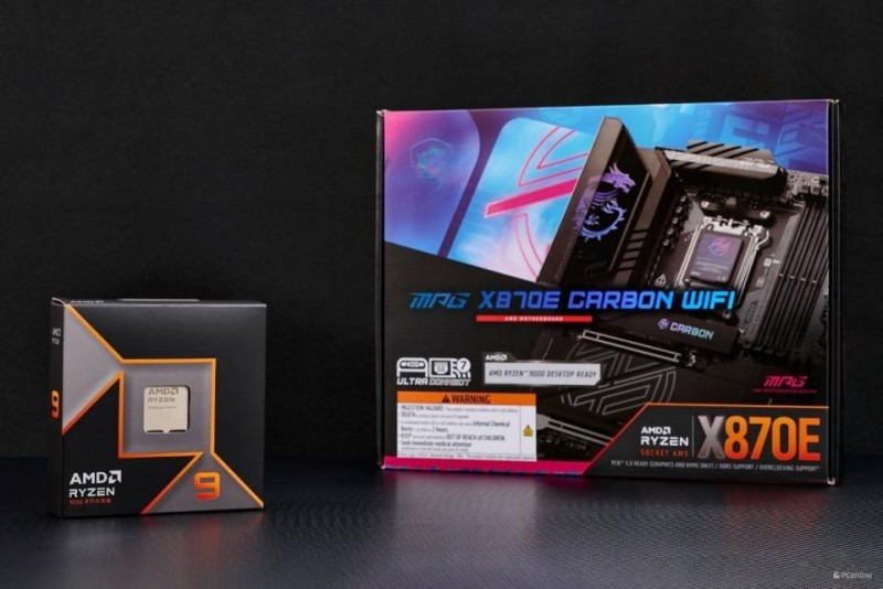 微星 MSI MPG X870E CARBON WIFI 暗黑主板评测:全新升级,越级配置!