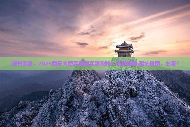 郴州到西安大唐芙蓉园旅游 郴州到西安大唐芙蓉园旅游